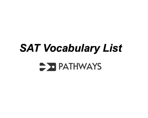 SAT Vocabulary List – 1000+ Words for High Scores